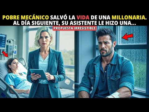 POBRE MECÁNICO SALVÓ A UNA MILLONARIA… Y AL DÍA SIGUIENTE SU ASISTENTE LLEGÓ CON UNA PROPUESTA...
