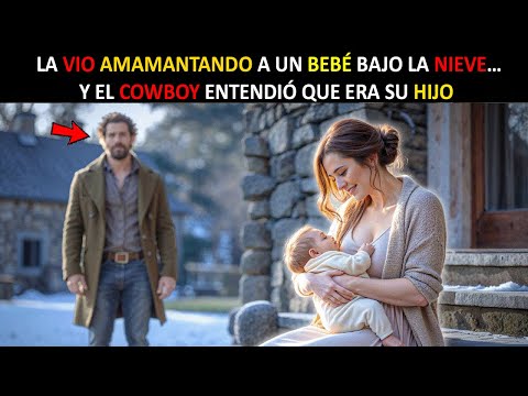 LA VIO AMAMANTANDO A UN BEBÉ BAJO LA NIEVE… Y EL COWBOY ENTENDIÓ QUE ERA SU HIJO...