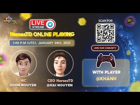 [HeroesTD] - Gamefi thủ thành. Tiềm năng esport- hôm nay ra mắt (24/01/2022)