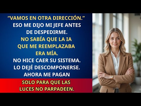 Mi jefe me reemplazó con mi IA—ahora me paga para que no se venga abajo