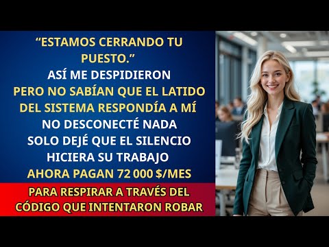 Me despidieron sin preguntar cómo funcionaba—ahora pagan 72 000 $/mes para que respire