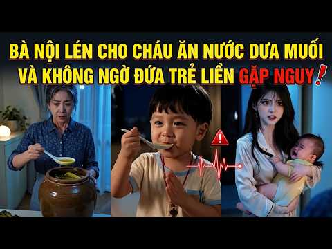 Bà nội lén cho cháu ăn nước dưa muối và không ngờ đứa trẻ liền gặp nguy Full trọn bộ