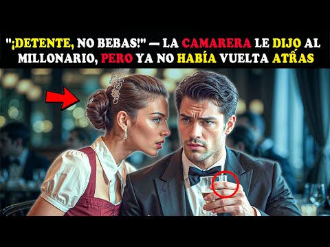 "¡DETENTE, NO BEBAS!" — LA CAMARERA LE DIJO AL MILLONARIO, PERO YA NO HABÍA VUELTA ATRÁS.