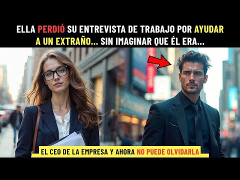 PERDIÓ UNA GRAN OPORTUNIDAD LABORAL POR AYUDAR A UN EXTRAÑO, SIN SABER QUE ERA UN MILLONARIO...