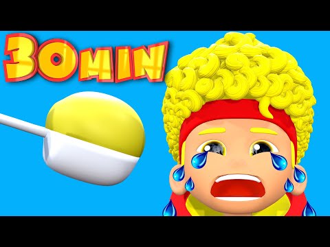 Mommy, Mommy Give Me Yummy with New Heroes | Mega Compilation | D Billions Kids Songs