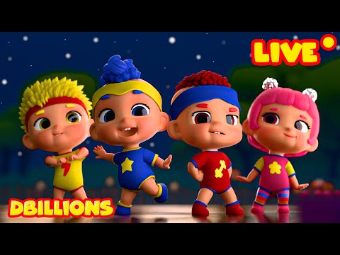 LIVE – D Billions Kids Songs | My Name Is with Baby DB
