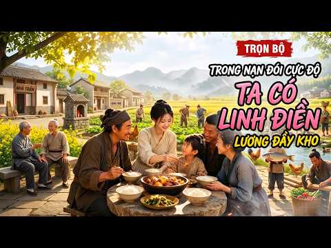 Không Gian: Nạn Đói Cả Làng Đói Rã Ruột, Ta Có Linh Điền mang cả làng ăn thịt no căng bụng