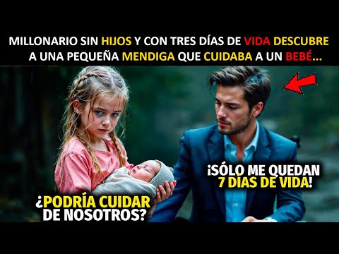 MILLONARIO SIN HIJOS Y CON TRES DÍAS DE VIDA DESCUBRE A UNA PEQUEÑA MENDIGA QUE CUIDABA A UN BEBÉ...