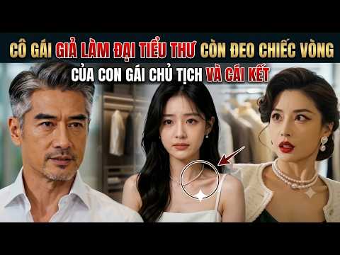 Cô gái giả làm đại tiểu thư còn đeo chiếc vòng của con gái chủ tịch và cái kết.