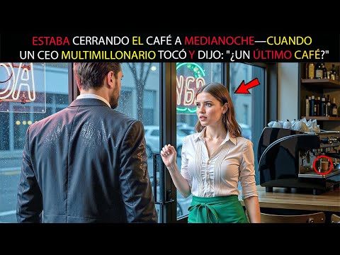 LA JOVEN CERRABA CAFÉ A MEDIA NOCHE, CUANDO UN CEO MULTIMILLONARIO APARECIÓ PIDIENDO"UN ÚLTIMO CAFÉ"
