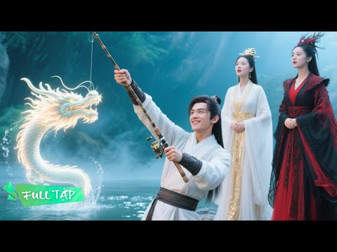 Thanh niên phèn câu cá lại câu được thần long khiến các mỹ nữ mê anh như điếu đổ