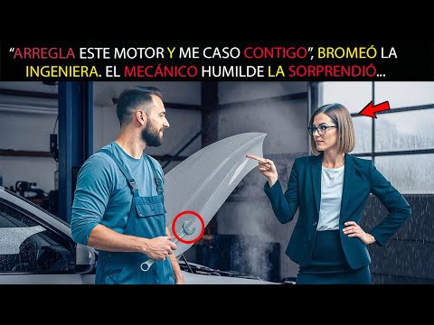 “ARREGLA ESTE MOTOR Y ME CASO CONTIGO”, BROMEÓ LA INGENIERA. EL MECÁNICO HUMILDE LA SORPRENDIÓ...
