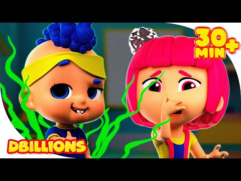1 Potty, 2 Bibs, 3 Nappies & 4 Dummies with Baby DB | Mega Compilation | D Billions Kids Songs