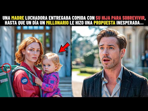 UNA MADRE Y SU HIJA REPARTÍAN COMIDA PARA SOBREVIVIR… PERO UN MILLONARIO APARECIÓ Y TODO CAMBIÓ...