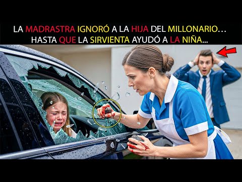 LA MADRASTRA IGNORÓ A LA HIJA DEL MILLONARIO… HASTA QUE LA SIRVIENTA AYUDÓ A LA NIÑA...
