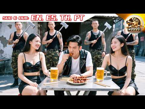 Drinking with Two Girls, Harassed by Thugs—Turns Out He’s a War God, One Hit Made Them Kneel