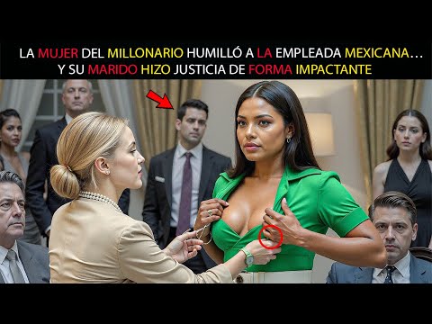 LA MUJER DEL MILLONARIO HUMILLÓ A LA EMPLEADA MEXICANA…Y SU MARIDO HIZO JUSTICIA DE FORMA IMPACTANTE